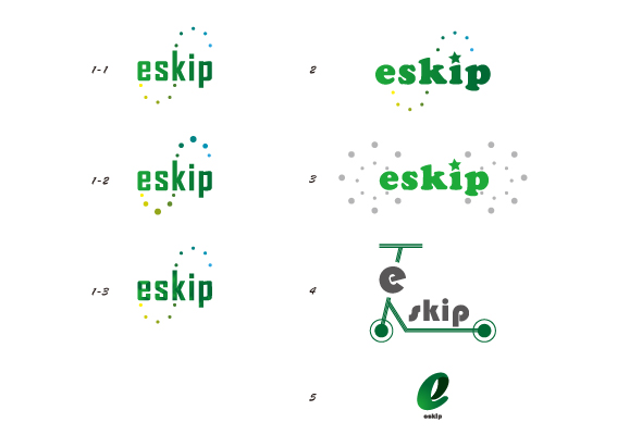 株式会社eskipのロゴ案